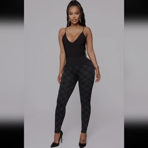 Fashion Nova Plaid Leggings